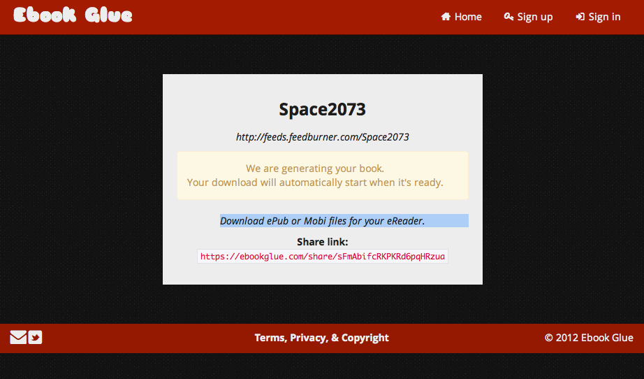 ebook Glue space2073